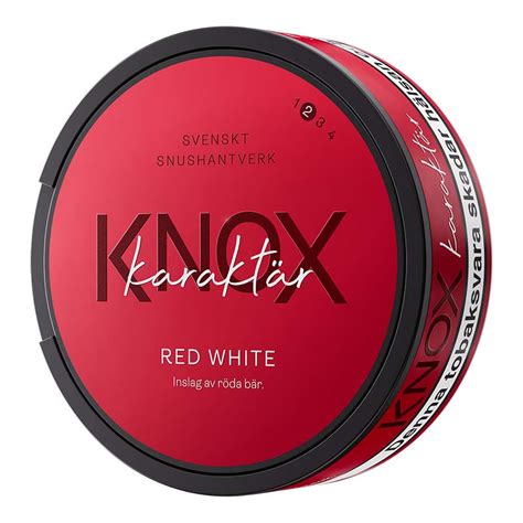 Knox karaktär red white